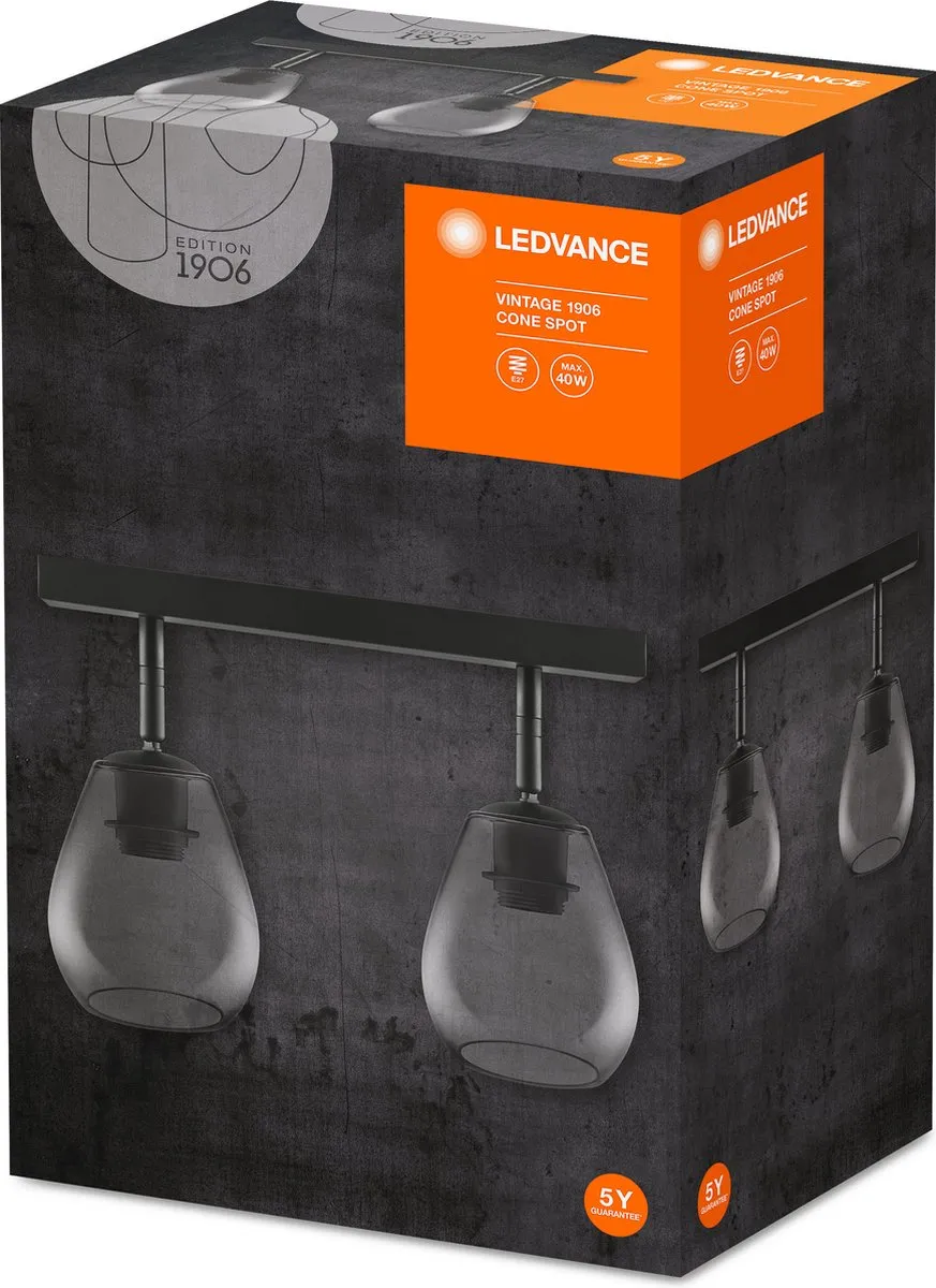 LEDVANCE Vintage 1906 Cone Pendelarmatuur - E27 - Orange - afbeelding 6 van 6