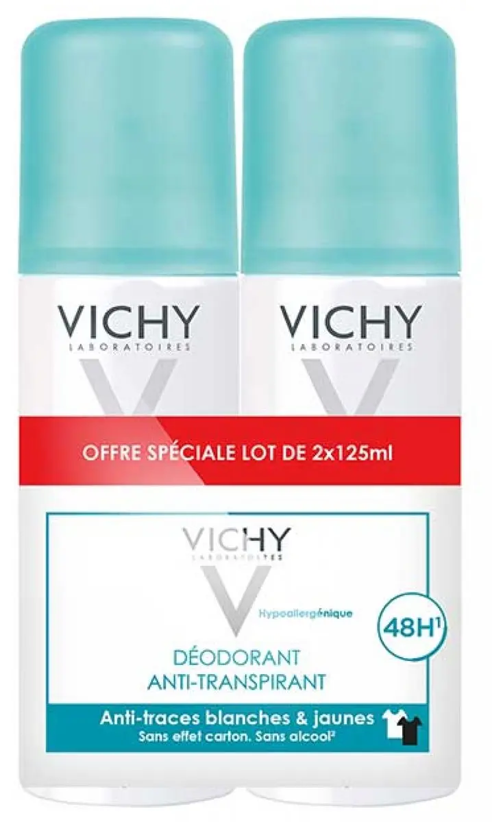 Vichy 48h Anti-Transpirant Anti-Traces Duoset