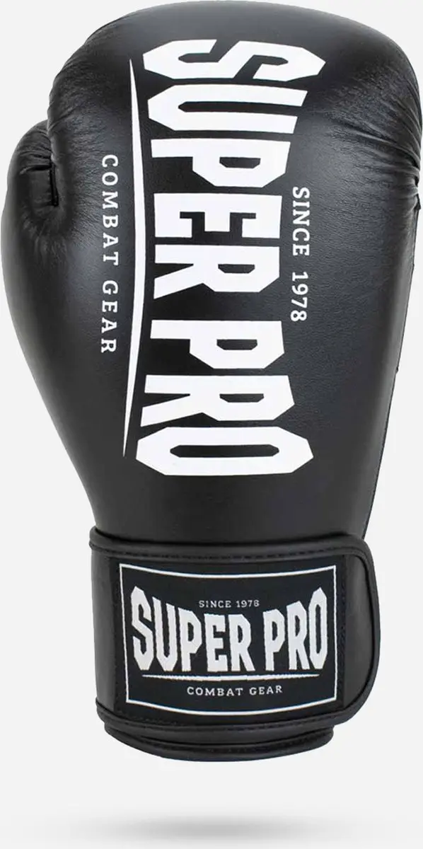 Super Pro Combat Gear Champ Bokshandschoenen 8oz - Zwart/Wit