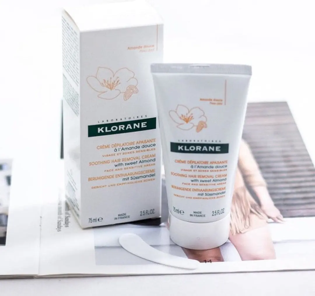 Klorane Huid L'Amande Crème Dépilatoire 75ml