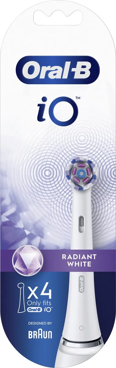 Oral-B iO Radiant White Opzetborstels 4 Stuks