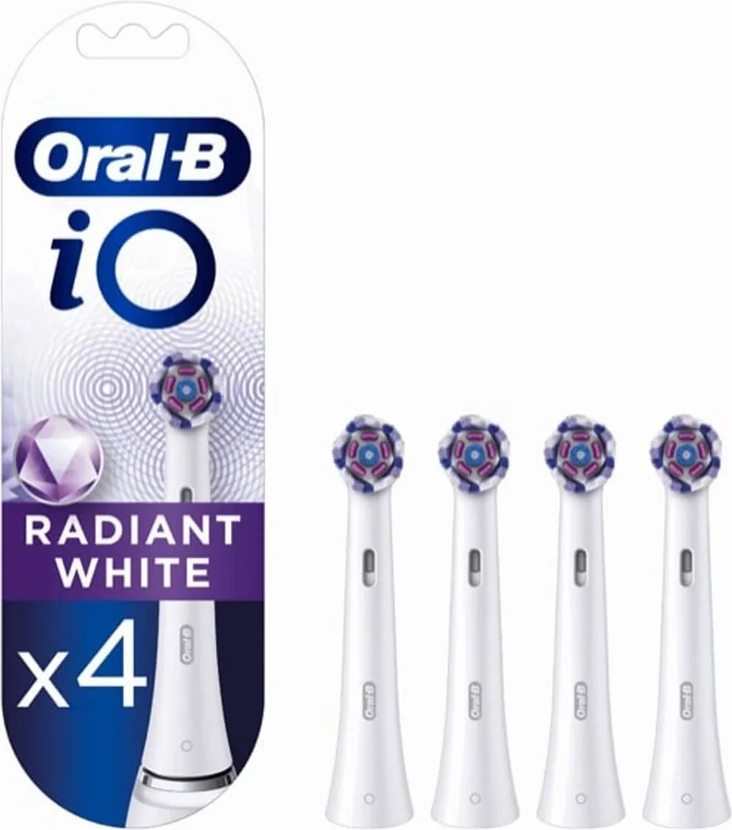 Oral-B iO Radiant White Opzetborstels 4 Stuks