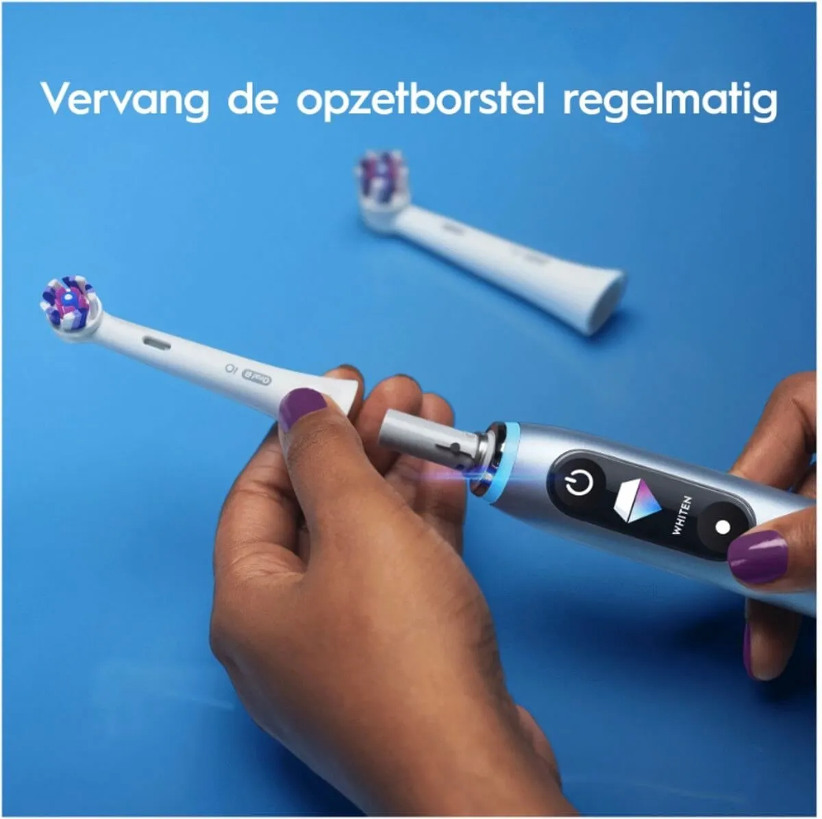 Oral-B iO Radiant White Opzetborstels 4 Stuks - afbeelding 6 van 6
