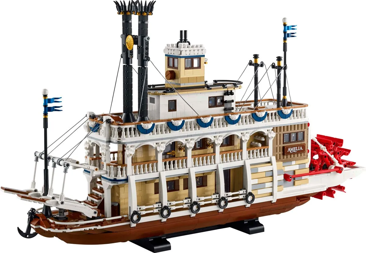 LEGO Ideas Stoomboot Bouwpakket 21356 - 4090 Stukken - Multicolor - afbeelding 6 van 6