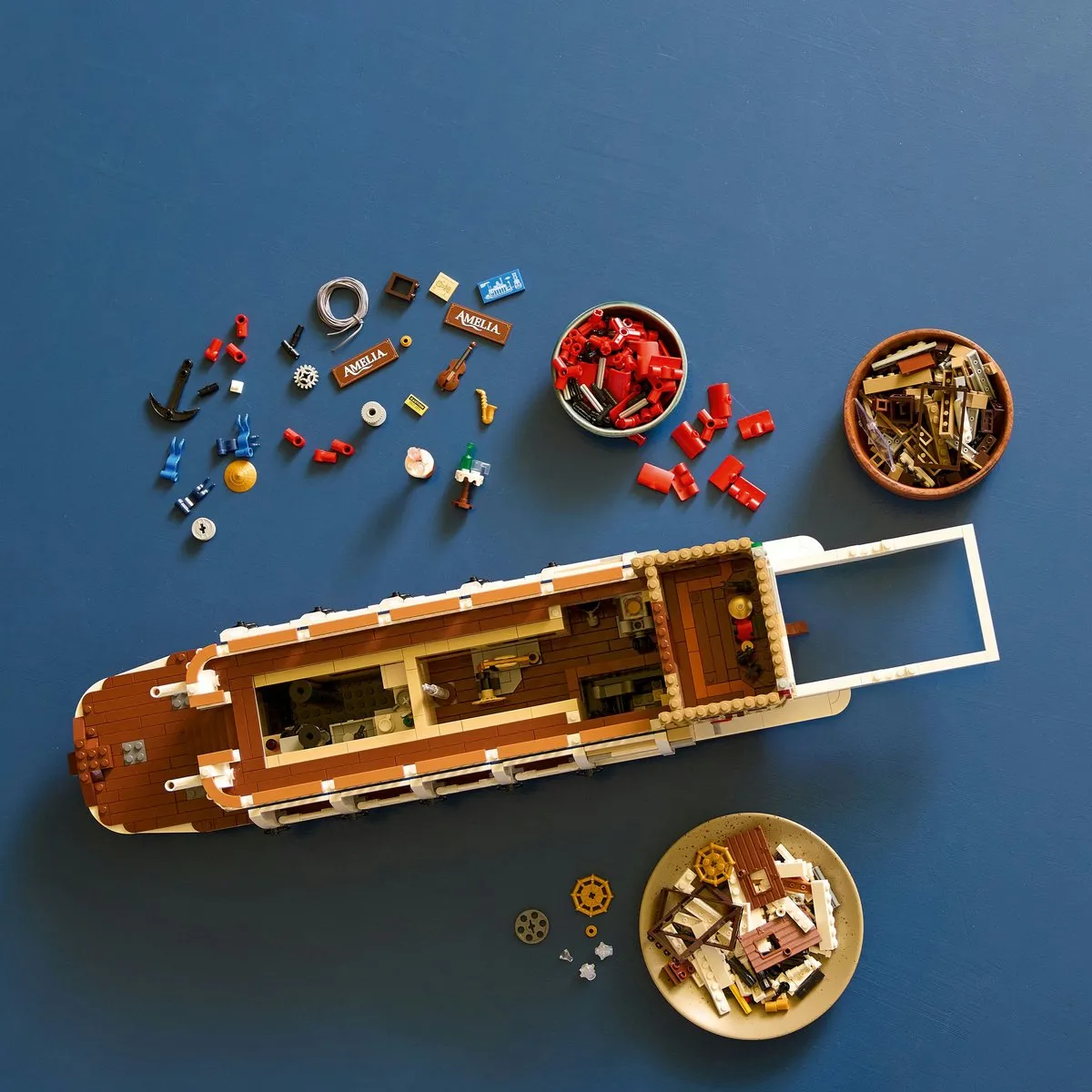 LEGO Ideas Stoomboot Bouwpakket 21356 - 4090 Stukken - Multicolor