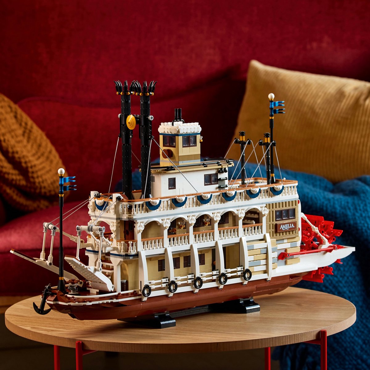 LEGO Ideas Stoomboot Bouwpakket voor Volwassenen - 21356