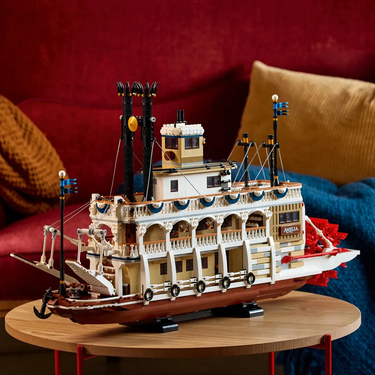 LEGO Ideas Stoomboot Bouwpakket 21356 - 4090 Stukken - Multicolor
