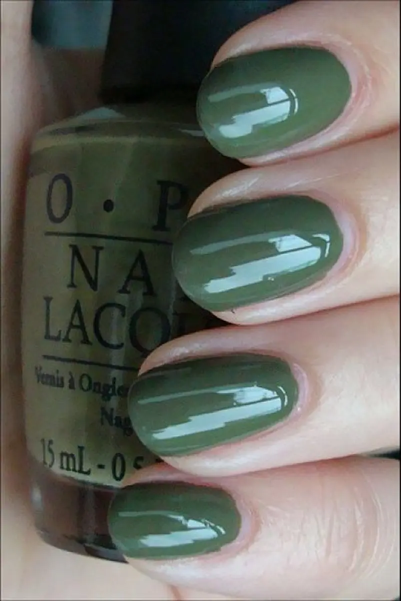 O.P.I Uh-oh Roll Down the Window Nagellak 15ml - Olijfgroen