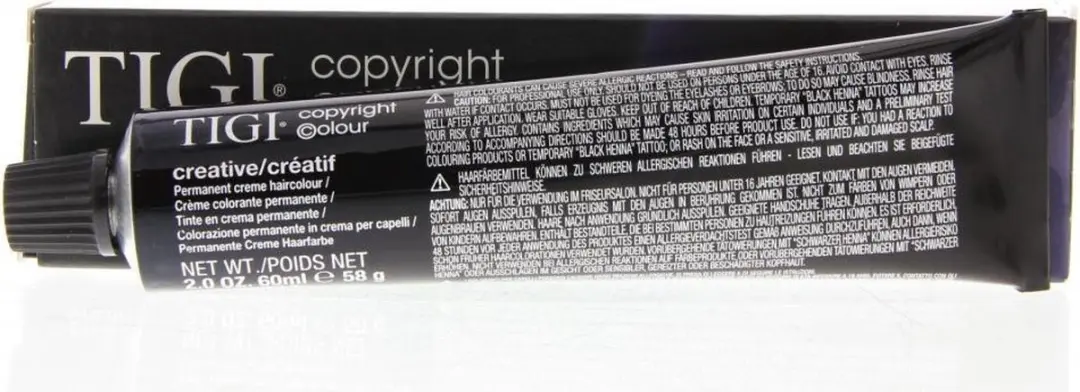 TIGI Copyright Colour Permanent Creme Emulsion 7/6 7R Auburn Blonde