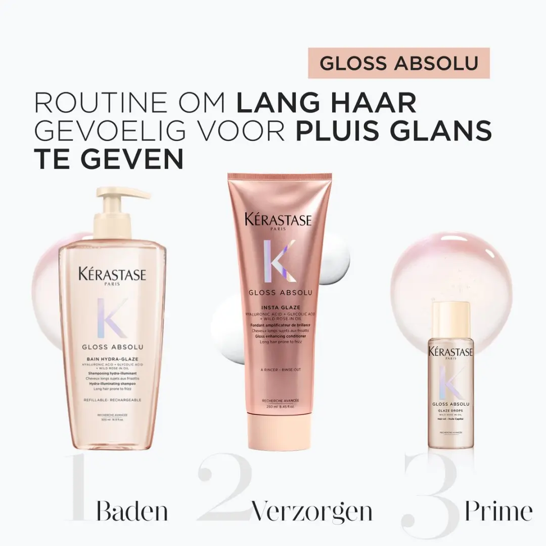 Kérastase Gloss Absolu Anti-Frizz Duo - 795ml