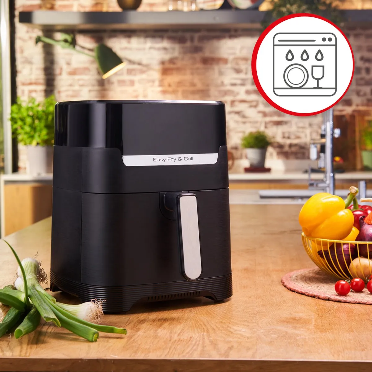 Moulinex Easy Fry & Grill EZ505810 Airfryer 1400W 4,2L - Zwart