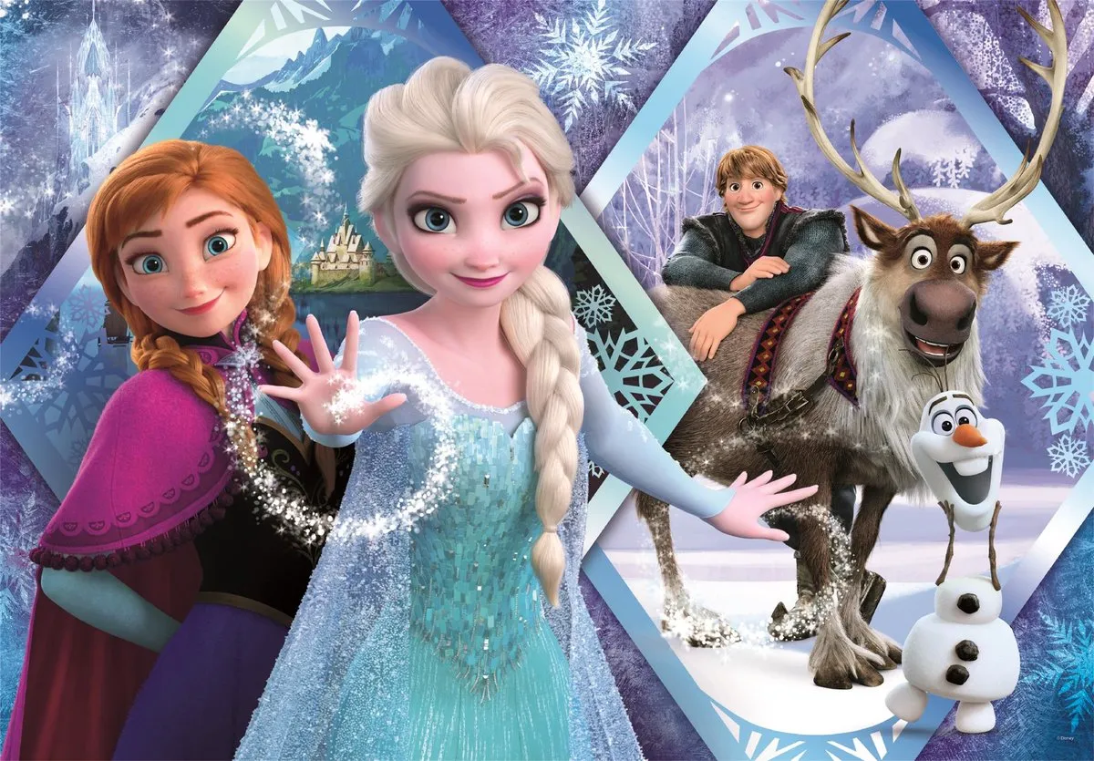 Clementoni Frozen Puzzel 104 Stukjes - Multikleur