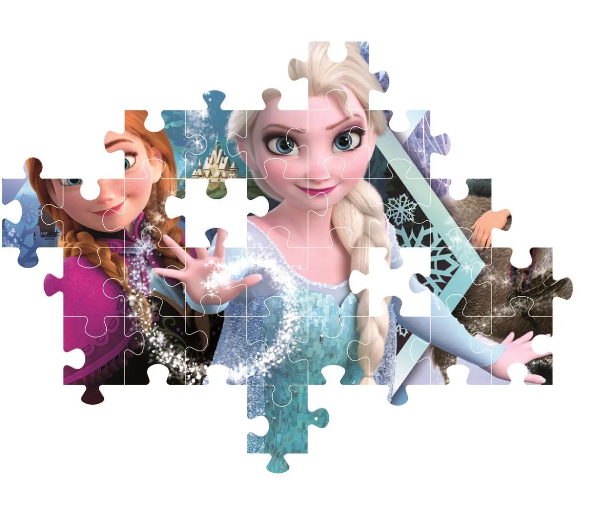 Clementoni Frozen Puzzel 104 Stukjes - Multikleur - afbeelding 6 van 6
