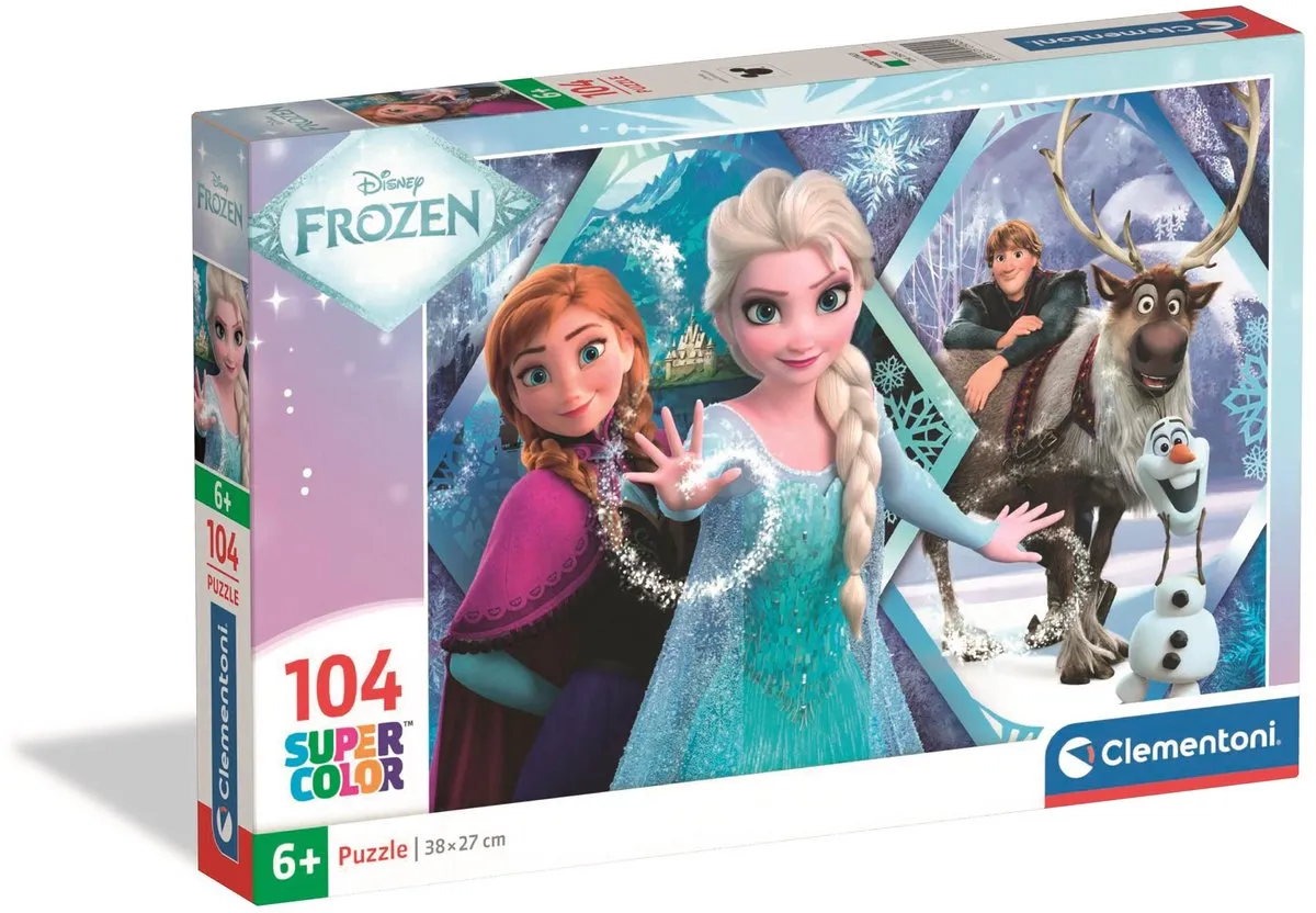 Clementoni Frozen Puzzel 104 Stukjes
