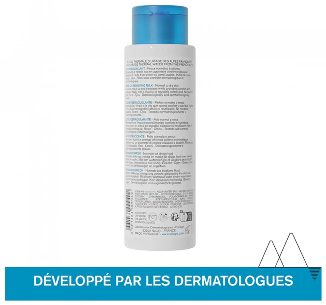 Uriage Thermaal Water Make-up Verwijder Melk 250ml
