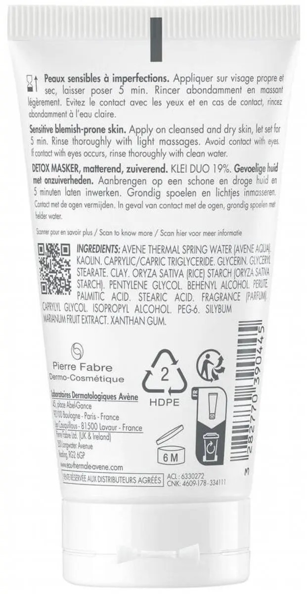 Avène Cleanance Detoxmasker 50ml