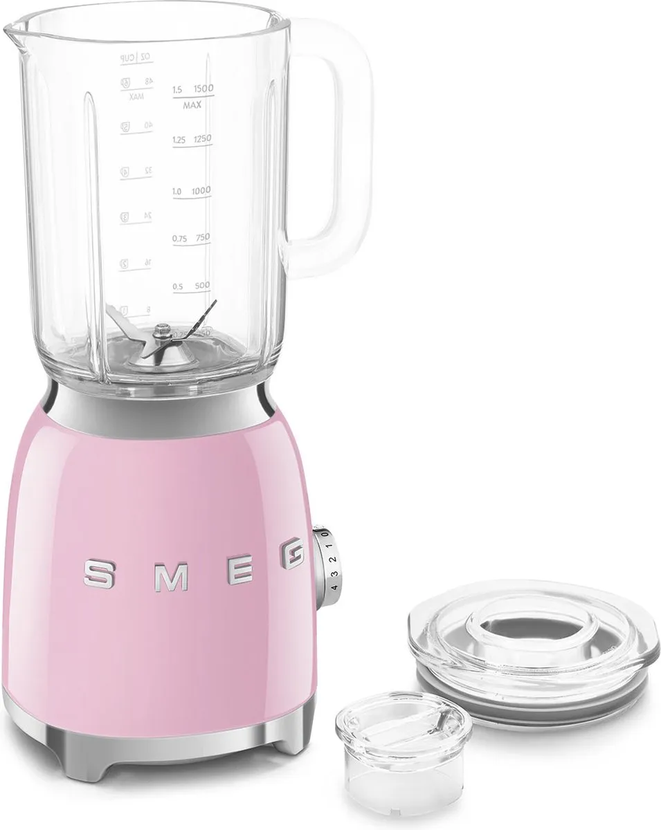Smeg BLF03PKEU Blender 800W Roze - 1,5L