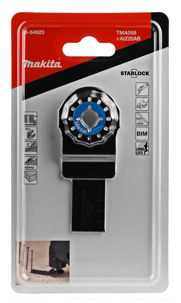 Makita TMA058 Invalzaagblad 20mm Staal - Oscillerend