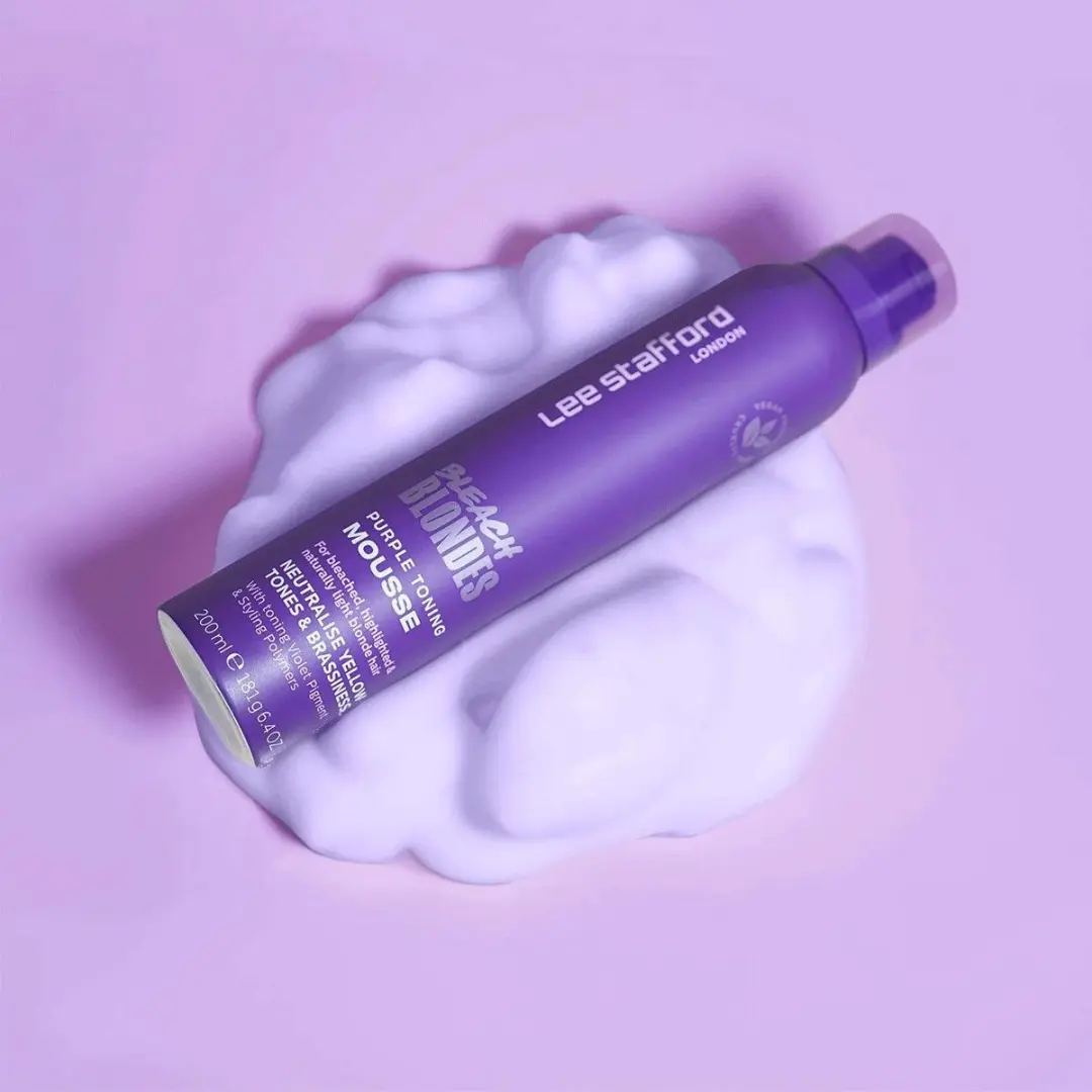 Lee Stafford Bleach Blondes Purple Toning Mousse 200ml