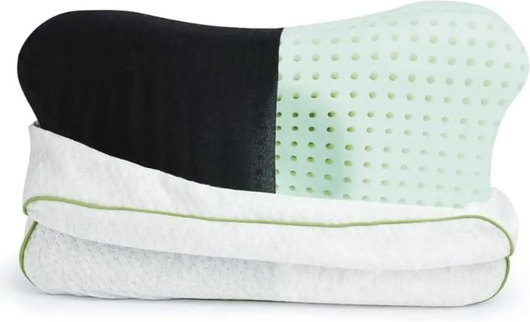 BLACKROLL Pillow Case Original 50x30cm - Wit/Groen - afbeelding 6 van 6