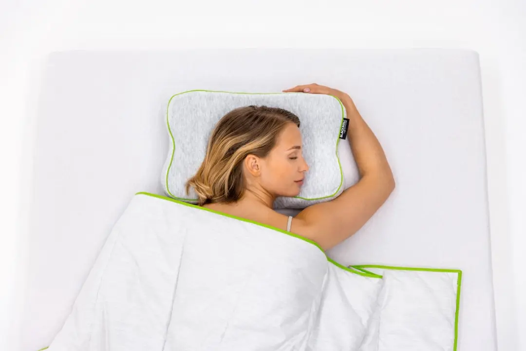 BLACKROLL Pillow Case Original 50x30cm - Wit/Groen
