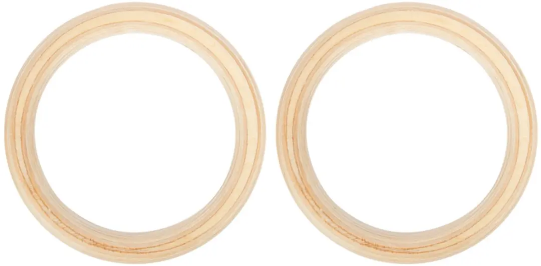 VirtuFit Houten Crossfit Gym Ringen VF03027 - Bruin - afbeelding 6 van 6