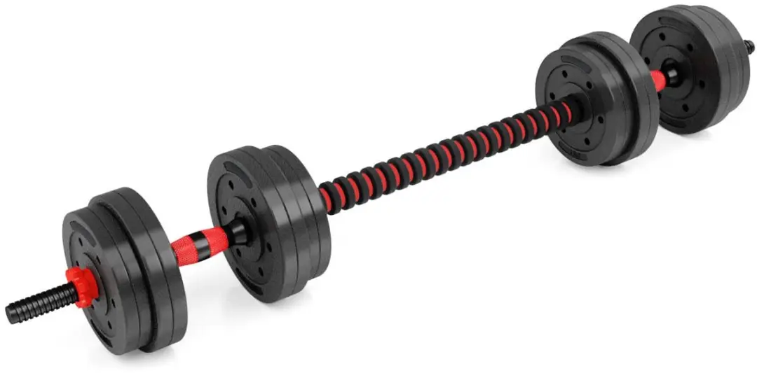 HMS Verstelbare Halter en Dumbbell Set 15kg - Zwart - afbeelding 6 van 6