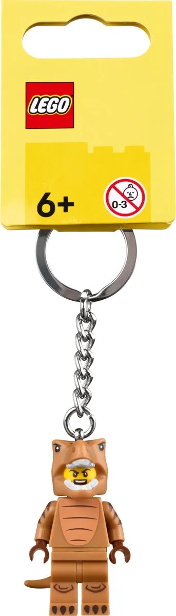 LEGO Sleutelhanger Man in T. rex Kostuum