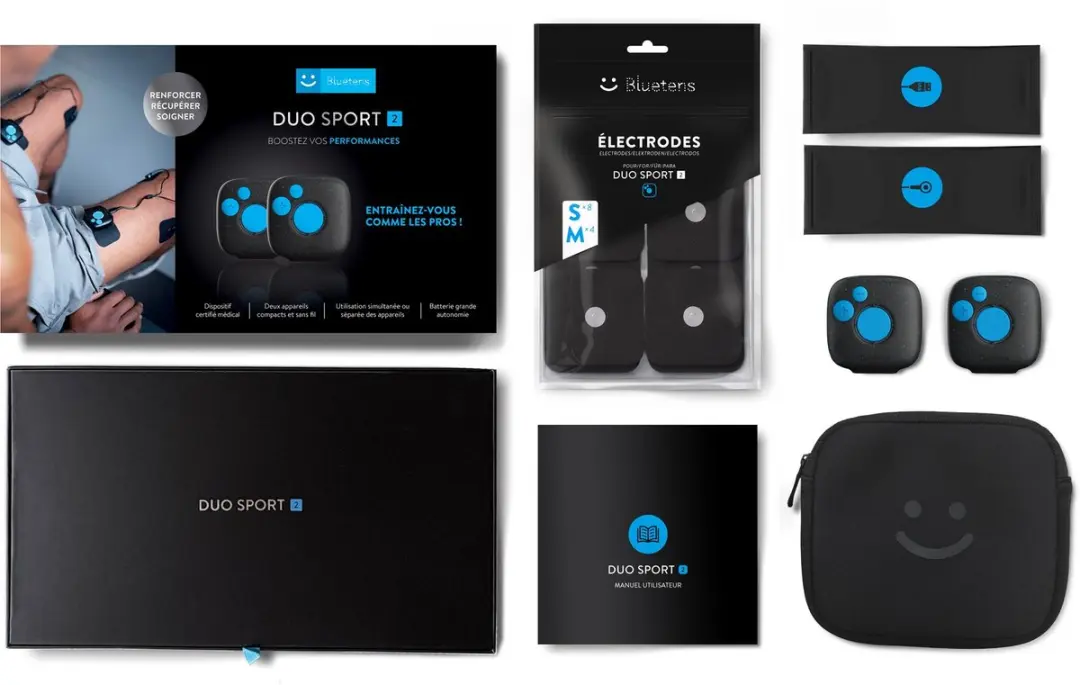 Bluetens Duo-Sport 2 Elektrodes - Zwart