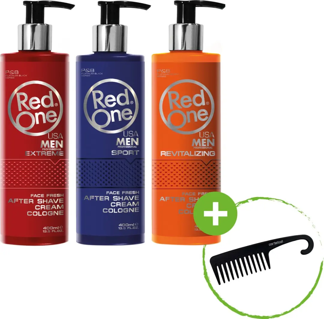 Red One Aftershave & Cologne 3-pack