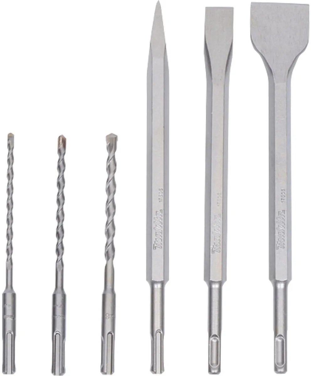 Makita SDS-plus Boren-/beitelset 6-delig D-58920
