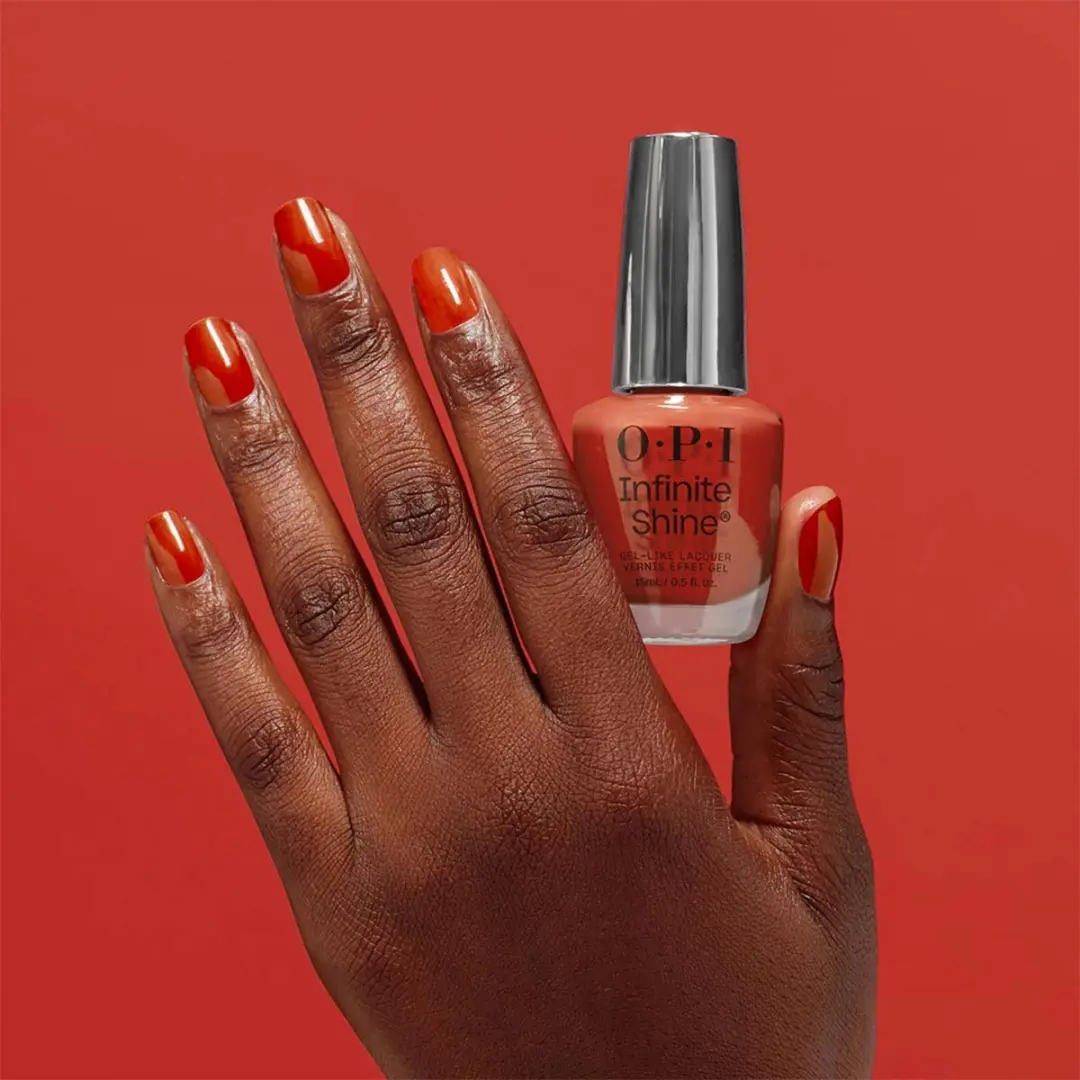 O.P.I. Infinite Shine Nagellak Full of Glambition - 15ml - Dieprood