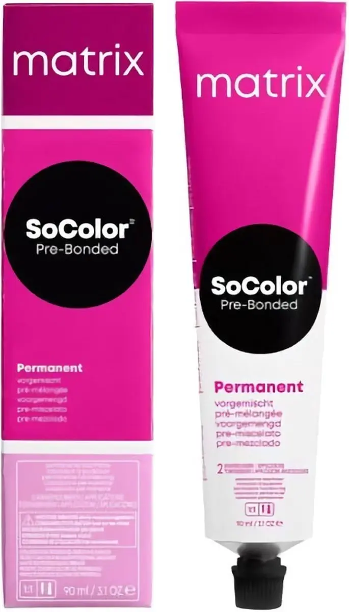 Matrix SoColor Pre-Bonded Permanent Haarkleur 11A High Lift Blonde Ash 90ml