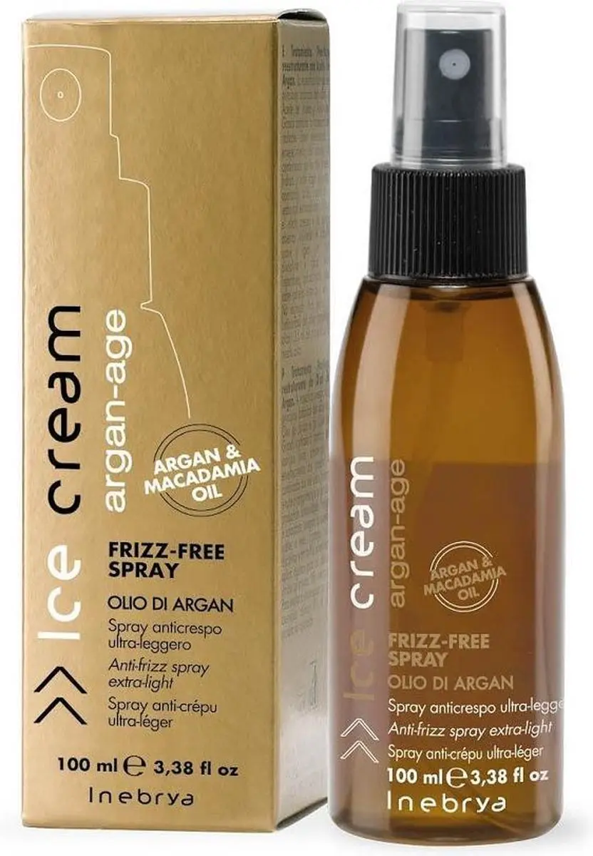 Inebrya Ice Cream Argan-Age Anti-Frizz Spray 100ml