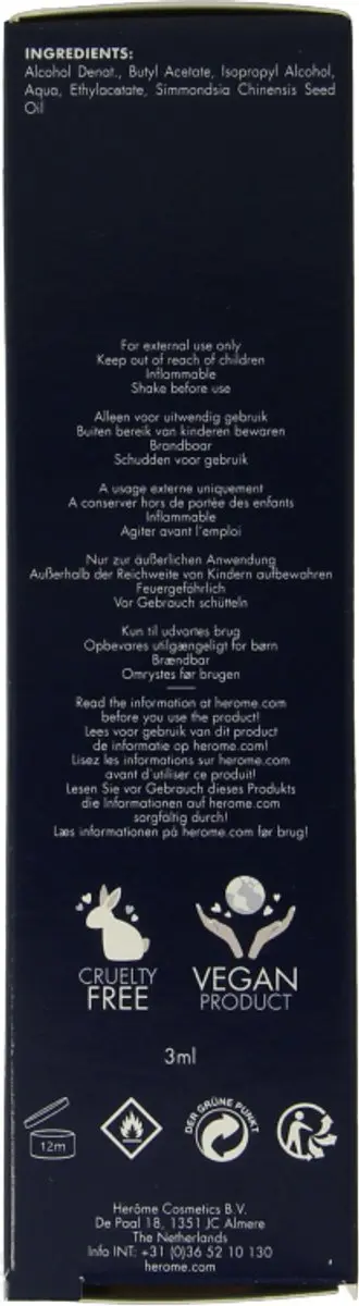 Herome Nagellakcorrector Pen 3ml - Zonder aceton