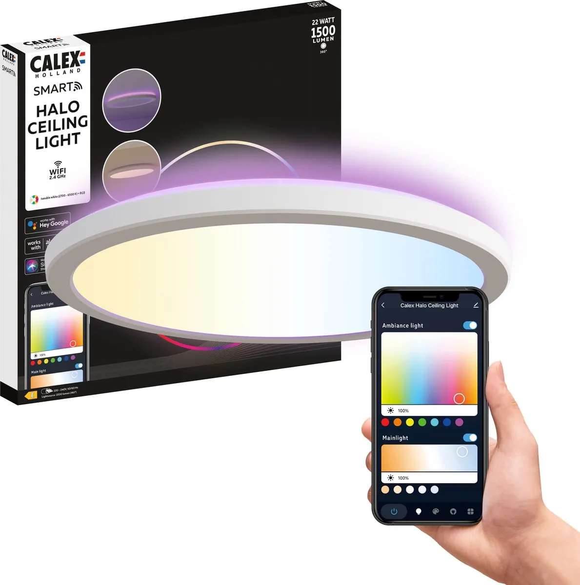 Calex Halo Slimme Plafonnière 30cm