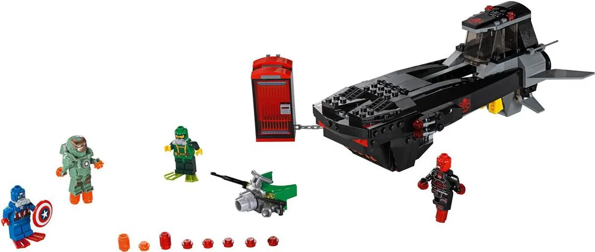 LEGO Super Heroes Iron Skull Duikbootaanval 76048 - 335 Stukken