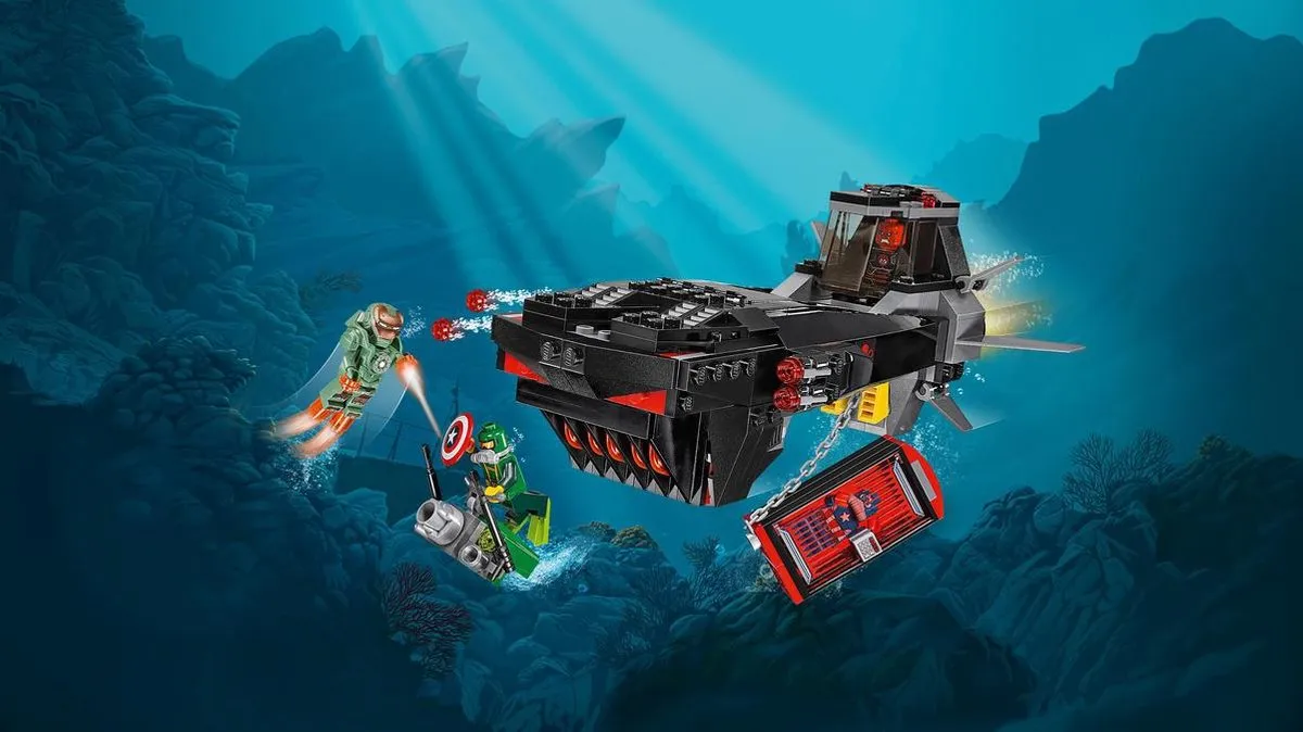LEGO Super Heroes Iron Skull Duikbootaanval 76048 - 335 Stukken