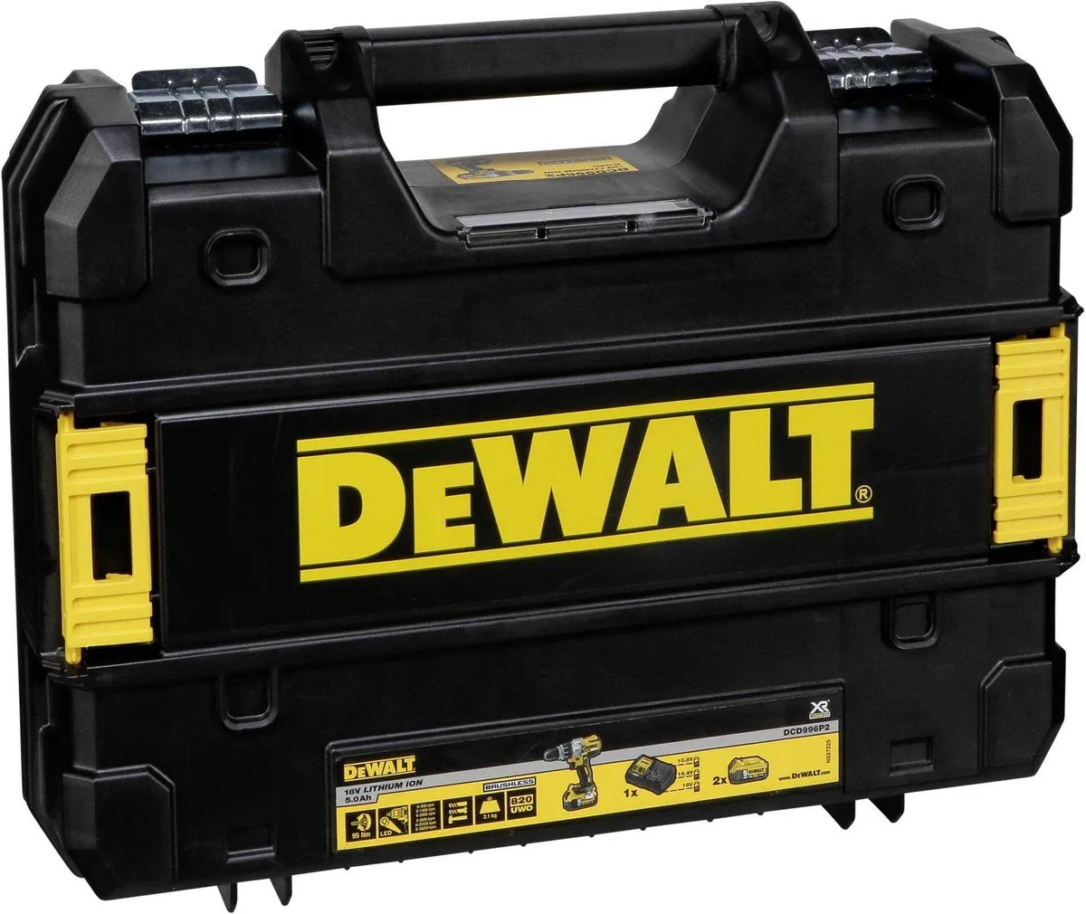 DeWalt DCD996P2 Boorhamerboormachine - 3 Versnellingen - 13mm Boorkop