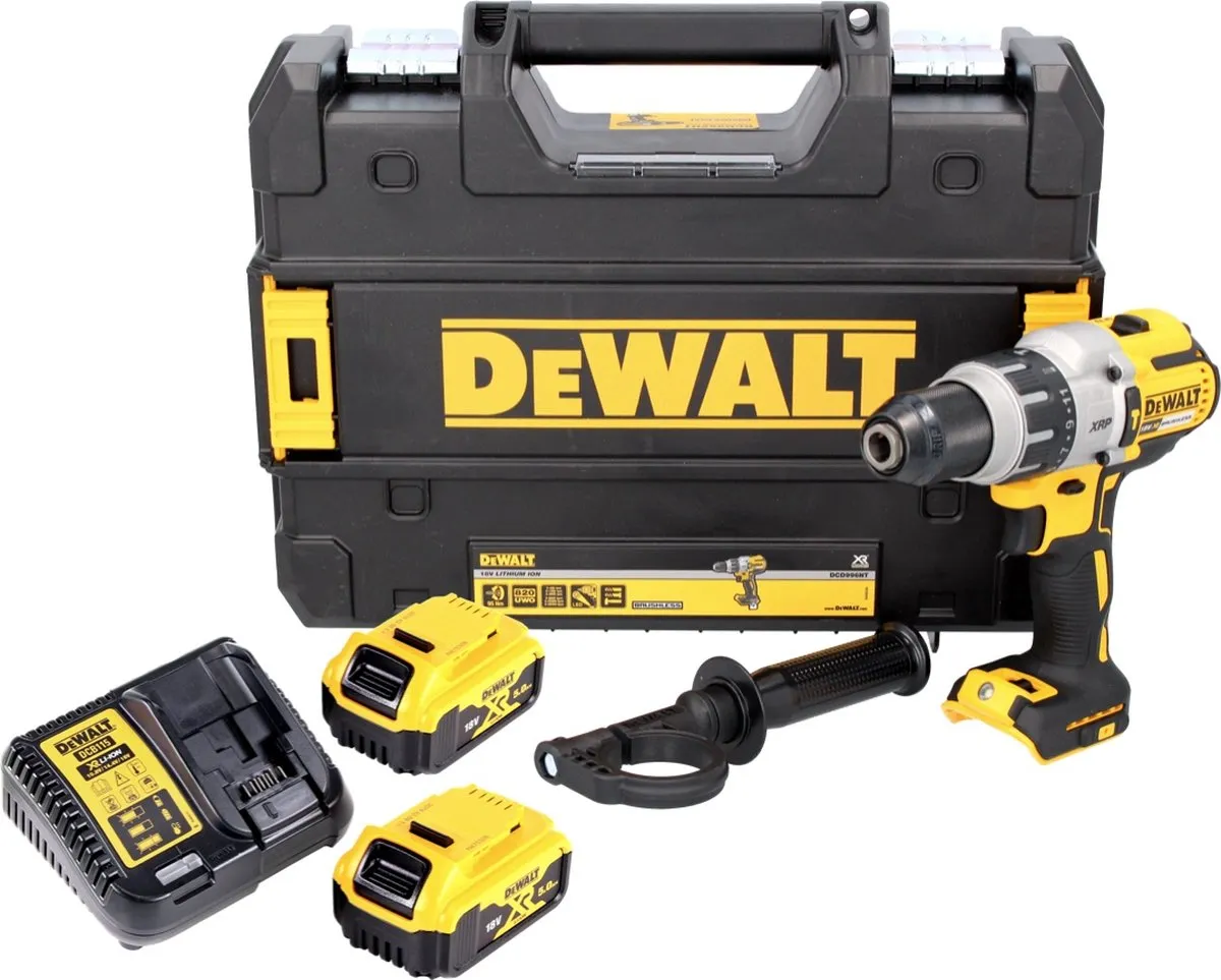 DeWalt DCD996P2 Boorhamerboormachine - 3 Versnellingen - 13mm Boorkop - afbeelding 6 van 6