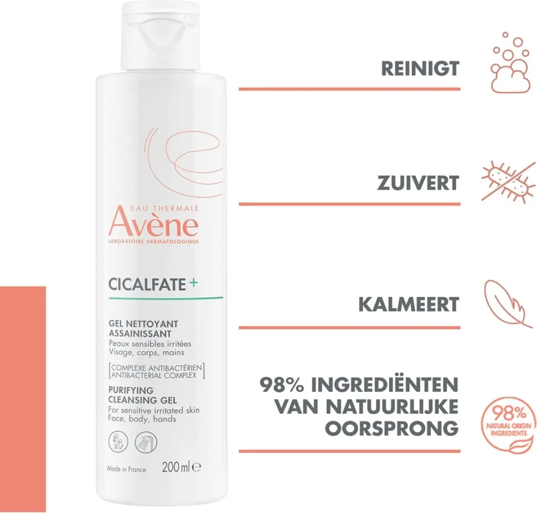 Avène Cicalfate+ Zuiverende Reinigingsgel 200ml