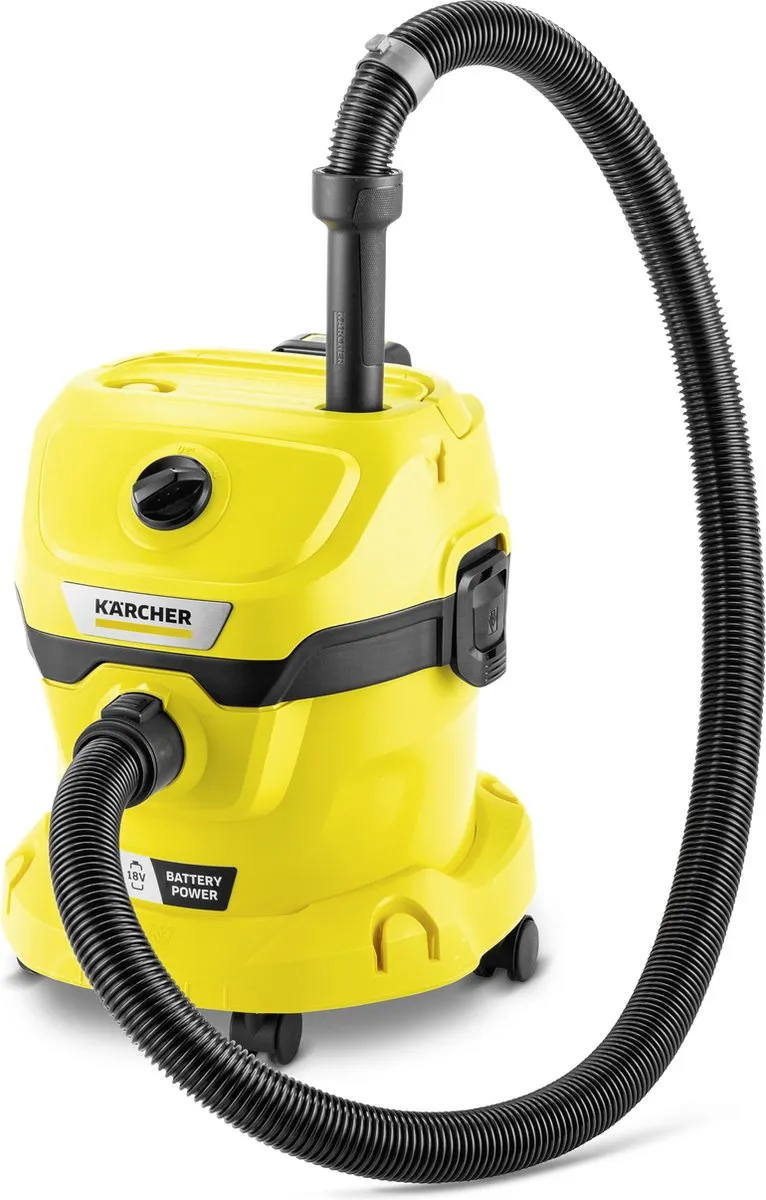 Kärcher WD 2-18 V Nat-en Droogzuiger - 12L - 225W
