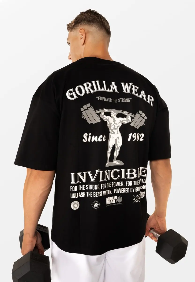 Gorilla Wear Kingston Oversized T-shirt 3XL - Zwart