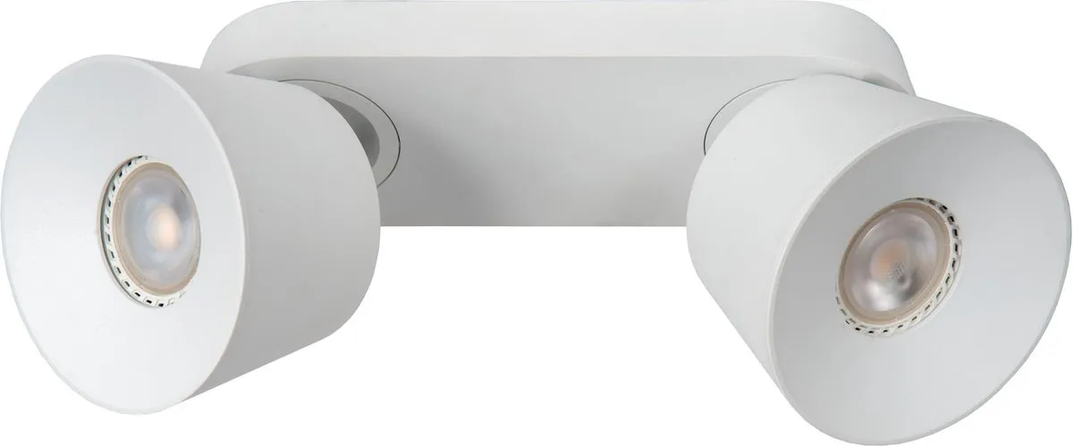 Lucide Trigono Plafondspot 2xGU10 - Wit