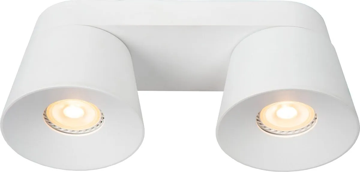 Lucide Trigono Plafondspot 2xGU10 - Wit