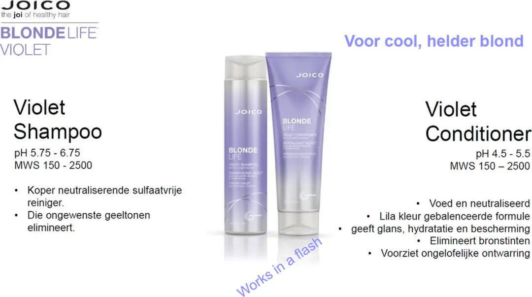 Joico Blonde Life Violet Shampoo & Conditioner - 550ml