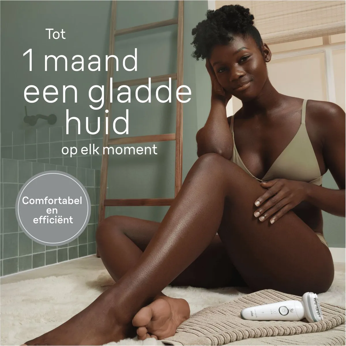 Braun Silk·épil 9 9-341 Epilator - 3 Opzetstukken - Wit/Zilver
