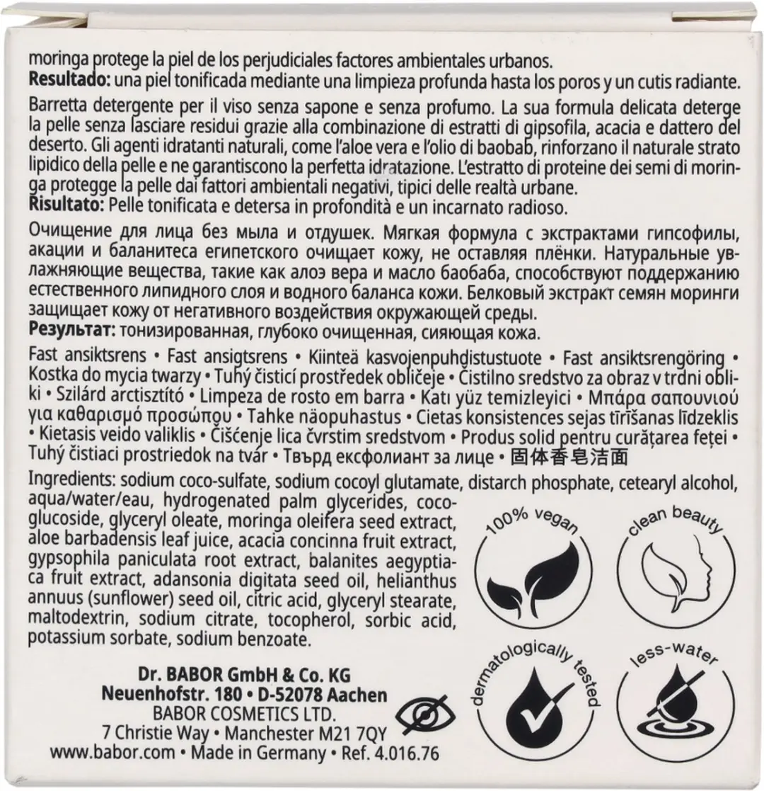 Babor Natural Cleansing Bar Refill 65ml - afbeelding 6 van 6