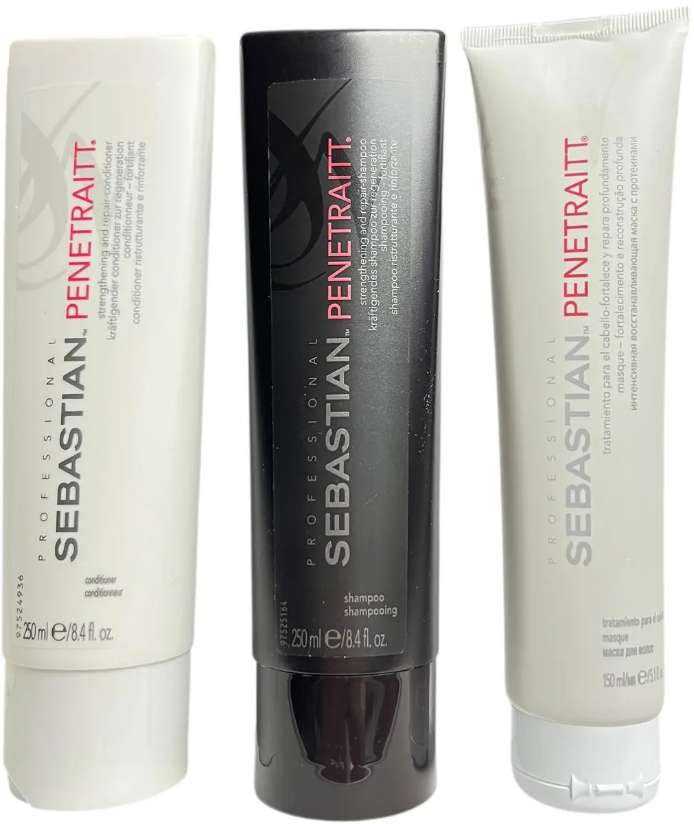 Sebastian Penetraitt Set - Droog & Beschadigd Haar - 650ml (3x)
