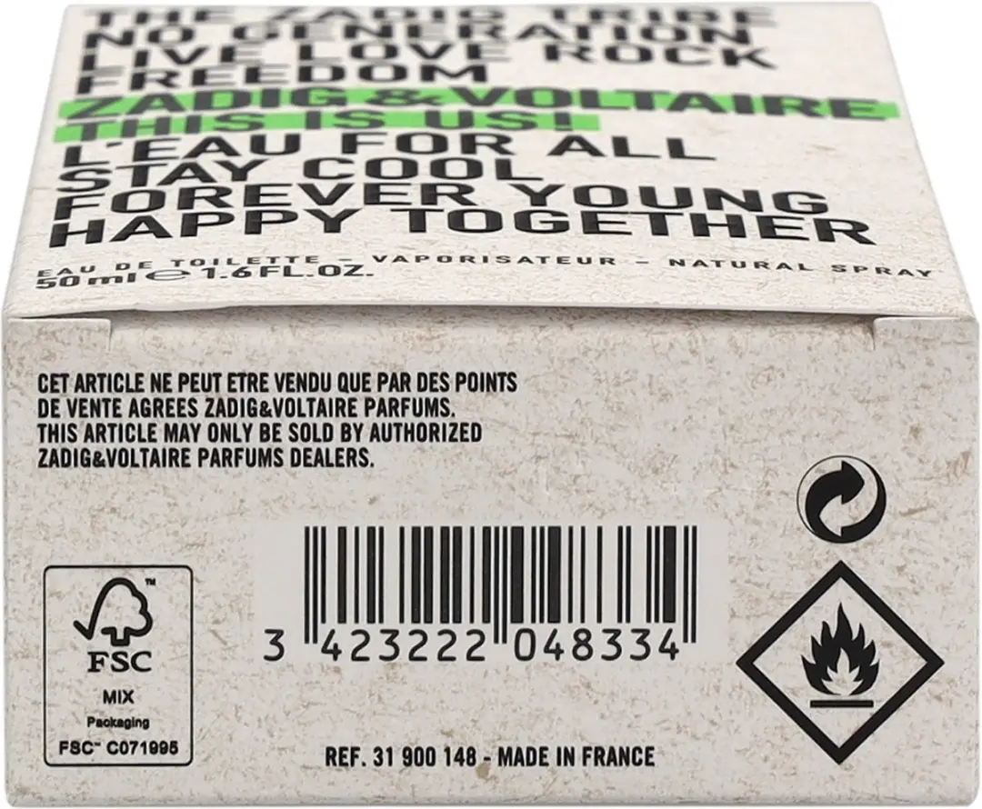 Zadig & Voltaire This is Us! L'Eau For All Eau de Toilette 50ml